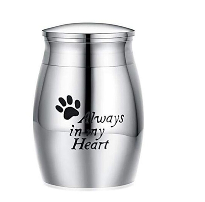 OEM/ODM Stainless Steel Funeral Casket Cat Cremation Urn for No Deformation and Birds