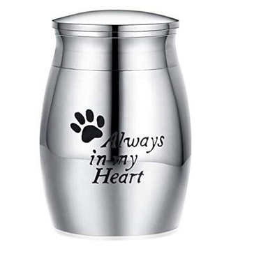 Pet Caskets Urns Stainless Steel Container for Small Animals No Deformation