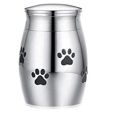 Pet Caskets Urns Stainless Steel Container for Small Animals No Deformation