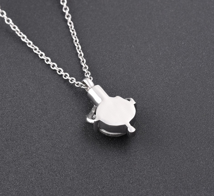 Water Drop Ashes Holder Keepsake Fashionable Cremation Pendant for Women