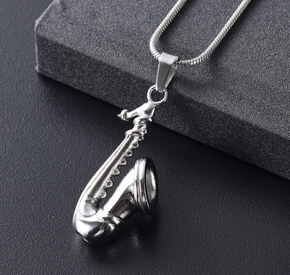 Saxophone Pendant Necklace A Beautiful Memorial for Loved Ones