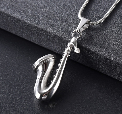 Saxophone Pendant Necklace A Beautiful Memorial for Loved Ones