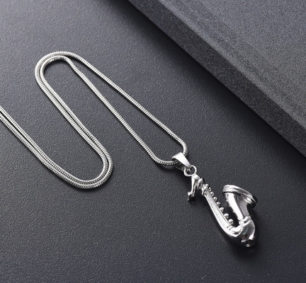 Saxophone Pendant Necklace A Beautiful Memorial for Loved Ones