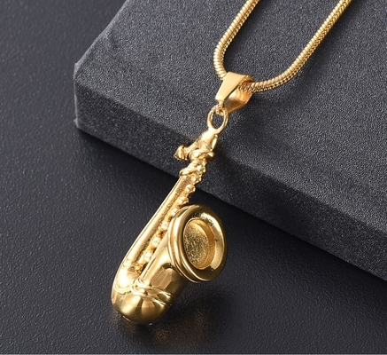 Saxophone Pendant Necklace A Beautiful Memorial for Loved Ones