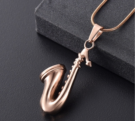 Saxophone Pendant Necklace A Beautiful Memorial for Loved Ones