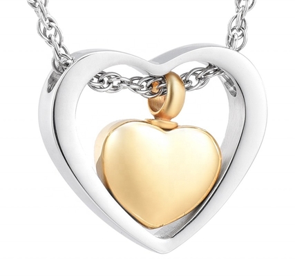 Golden Women's Angel Wing Heart Necklace Birthstone Crystal Pendant for Elegant Style