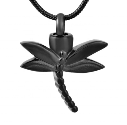 4 Colors Stainless Steel Ash Necklace Pet Funeral Keepsake Cremation Jewelry for Women