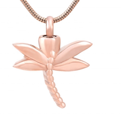 4 Colors Stainless Steel Ash Necklace Pet Funeral Keepsake Cremation Jewelry for Women