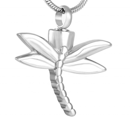 4 Colors Stainless Steel Ash Necklace Pet Funeral Keepsake Cremation Jewelry for Women