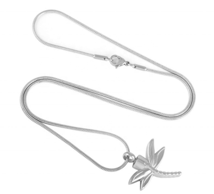 4 Colors Stainless Steel Ash Necklace Pet Funeral Keepsake Cremation Jewelry for Women