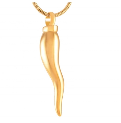 Stainless Steel Necklace for Women Cute Chili Pendant Ashes Holder and Elegant Gifts
