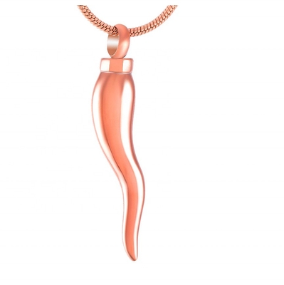 Stainless Steel Necklace for Women Cute Chili Pendant Ashes Holder and Elegant Gifts