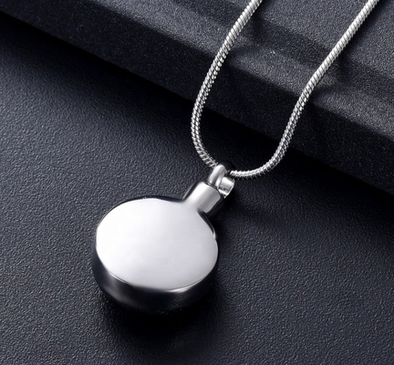 Stainless Steel Sunflower Urn Necklace For Human Pet Ashes Cremation Pendant