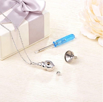 925 Sterling Silver Snail Cremation Pendant Crafted with Care and Attention to Detail