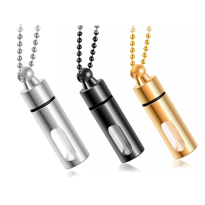 Excellent Memorial Pendant Keepsake with Unique Designs and Openable Glass Container