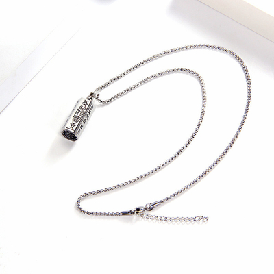Charm Pendants Can Contain Scriptures Shurangama Mantra Pendant with Kawu Box Attached