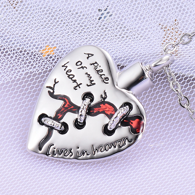 Heart-Shaped Memorial Ashes Urn Necklace A Beautiful Way to Remember Your Loved One