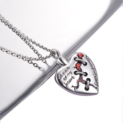 Heart-Shaped Memorial Ashes Urn Necklace A Beautiful Way to Remember Your Loved One