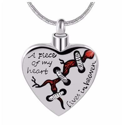 Heart-Shaped Memorial Ashes Urn Necklace A Beautiful Way to Remember Your Loved One