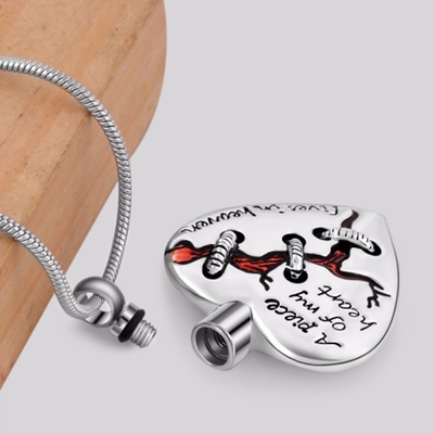 Heart-Shaped Memorial Ashes Urn Necklace A Beautiful Way to Remember Your Loved One