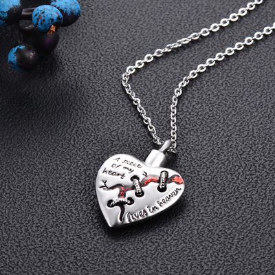 Heart-Shaped Memorial Ashes Urn Necklace A Beautiful Way to Remember Your Loved One