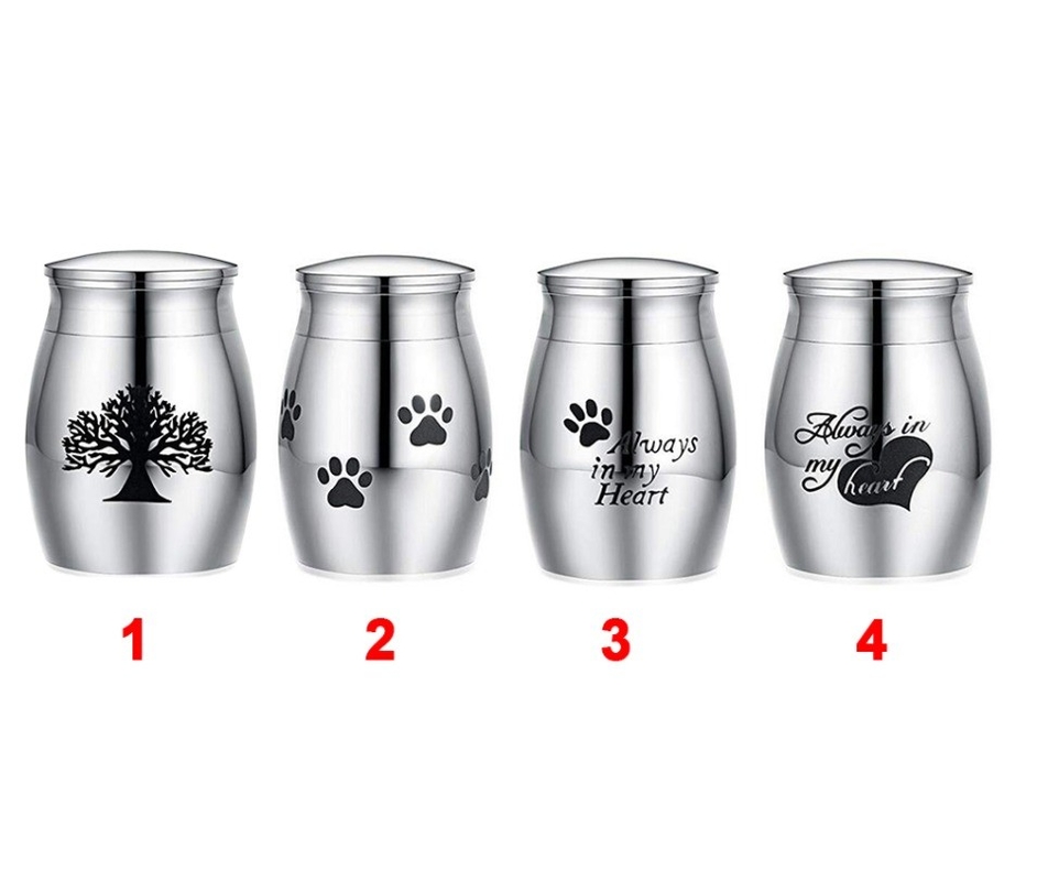 OEM/ODM Stainless Steel Funeral Casket Cat Cremation Urn for No Deformation and Birds